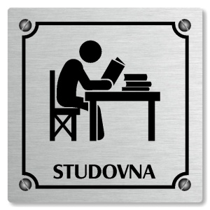 Studovna, 148x148mm, stříbrná, Kansas
